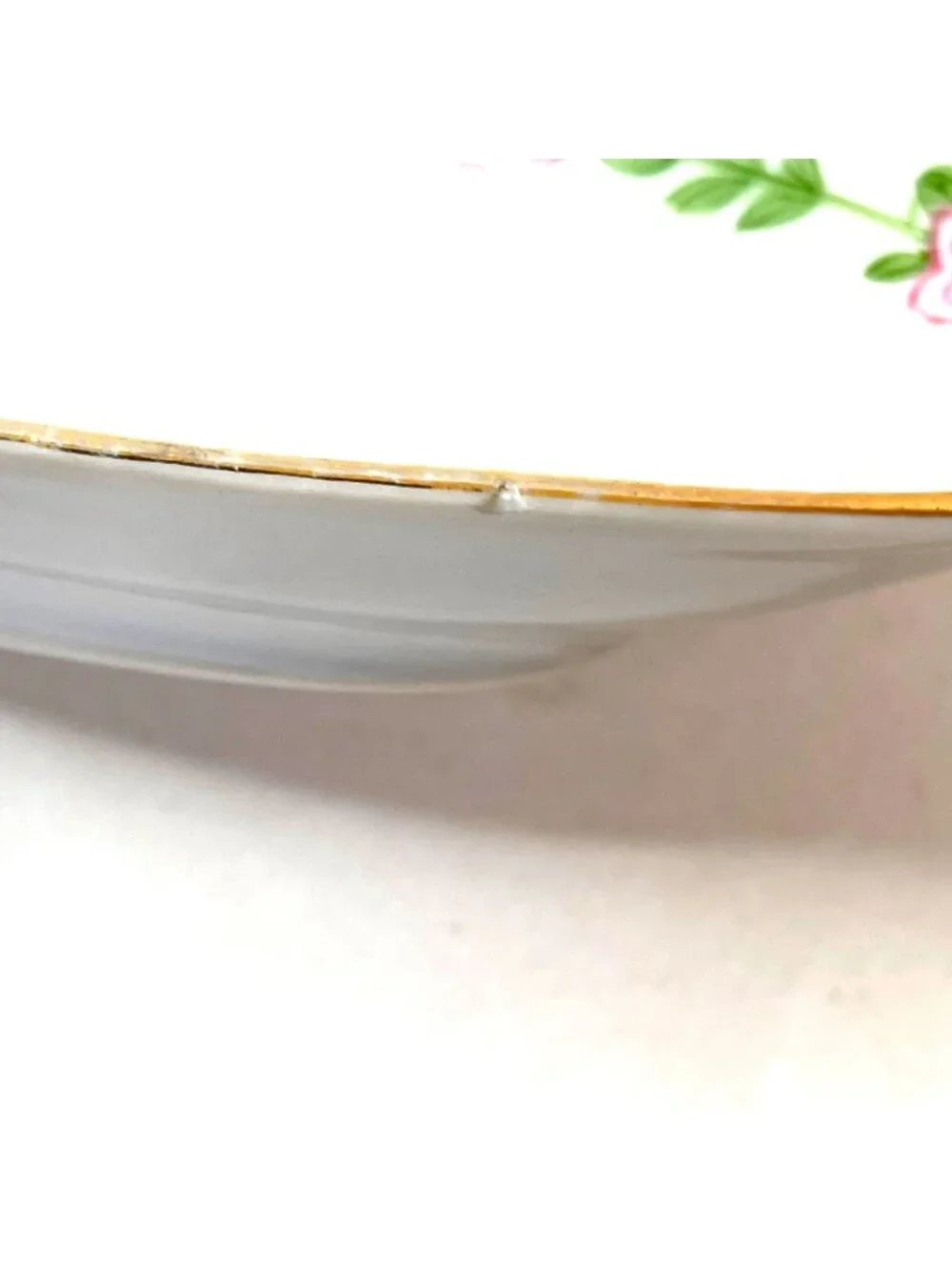 Antique Nippon Porcelain Celery Tray Pink Floral 2 Salt Cellars Circa 1911 - 21